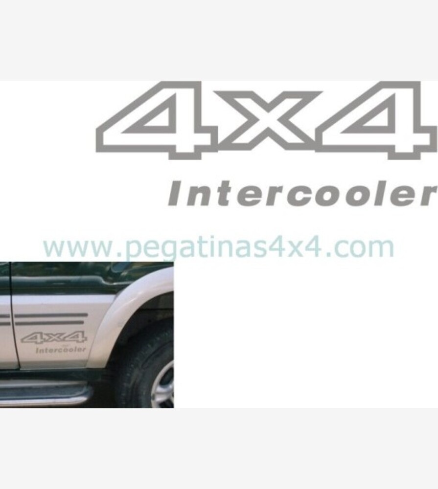 Pegatina 4x4 Nissan Terrano Intercooler 